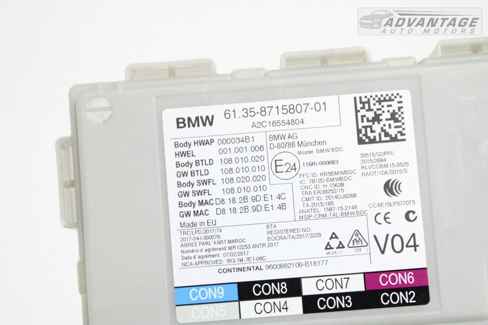 BMW G30 530I 2017-2020 carrocería xdrive módulo de control de potencia caja de fusibles unidad bdc fabricante de equipos originales Foto 4 de 4