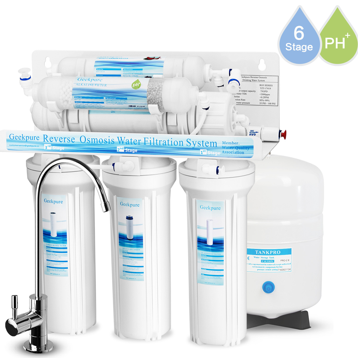 Aquatru Countertop Reverse Osmosis Water Filter Purification