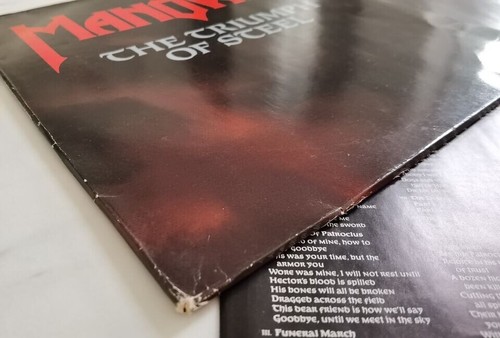 MANOWAR - The Triumph of Steel GER 1992 vinile vinyl 33 giri Lp heavy metal epic - Foto 9 di 24