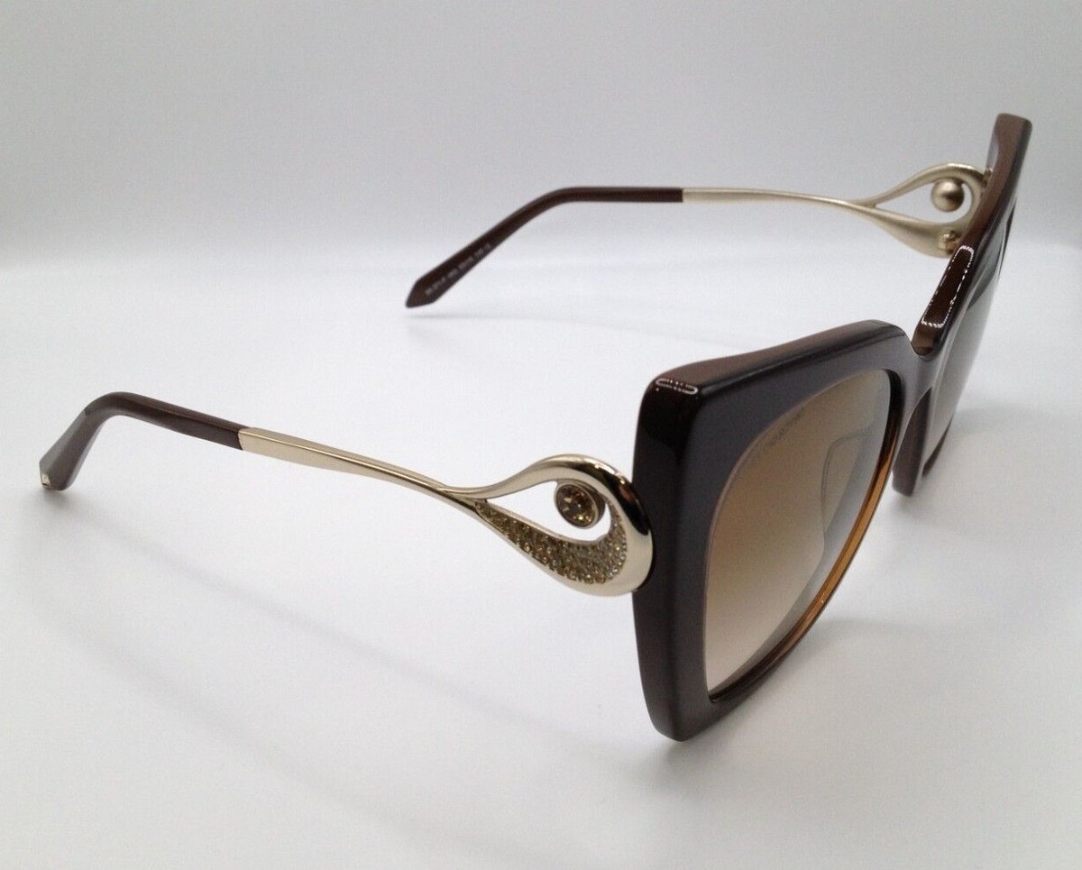 Swarovski Atelier SK271-P 48G Brown Cat Eye Sunglasses Frame  display picture 1