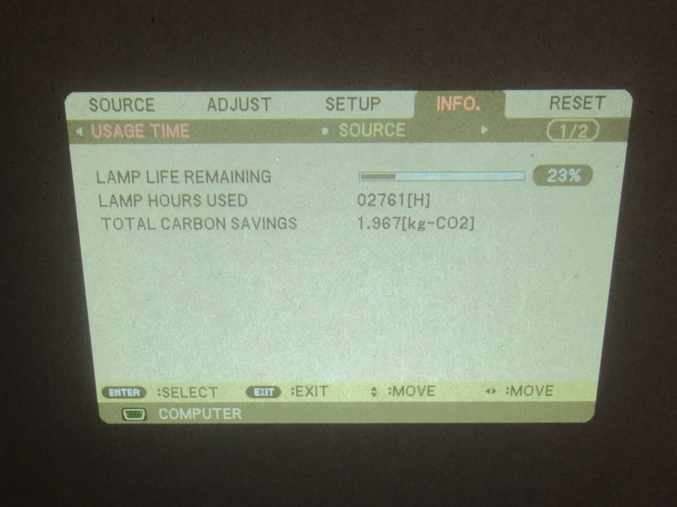 NEC ANSI DLP PROJECTOR NP115 2500 LUMENS, PC 3D READY S-VIDEO 800X600 VGA - Image 2 of 4