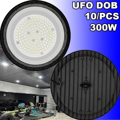 10Pack Ufo LED Lights 300W Bay Light Factory Warehouse Commercial Light Fixtures