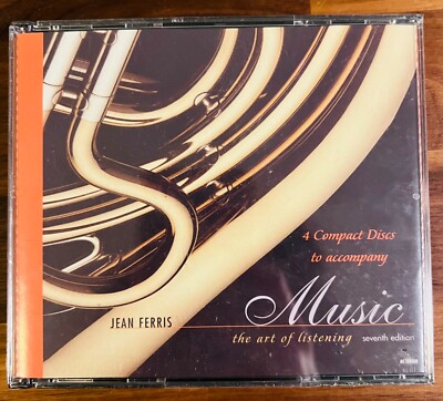 Brand New Sealed MUSIC : THE ART OF LISTENING - Jean Ferris - 4/CD's