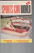 MOTOR MAGAZINE , SPORTS CAR WORLD , NOVEMBER 1959