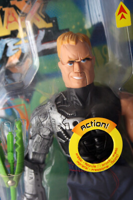 Figurine Max Steel Super Attack Psycho – Mattel 1998, 30 Cm – Occasion Action Aventure