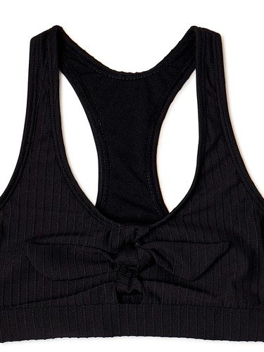 *WONDER NATION* MID-RISE BLACK 2 PIECE SWIMSUIT*REMOVABLE PADS *SIZE XL (14-16)* - Picture 2 of 3
