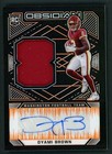 Dyami Brown 2021 Panini Obsidian ELECTRIC ETCH ORANGE #228 NFL Card AUTO RC /99