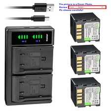 Kastar Battery LTD2 Charger for JVC BN-VF714 JVC GZ-MG50AH GZ-MG50AS GZ-MG50E