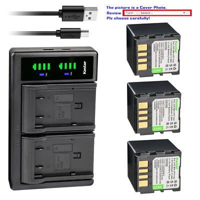 Kastar Battery LTD2 Charger for JVC BN-VF714 & JVC GZ-MG26 GZ-MG26AA GZ-MG26E