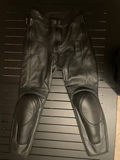 Pantaloni pelle moto dainese donna lady taglia 44