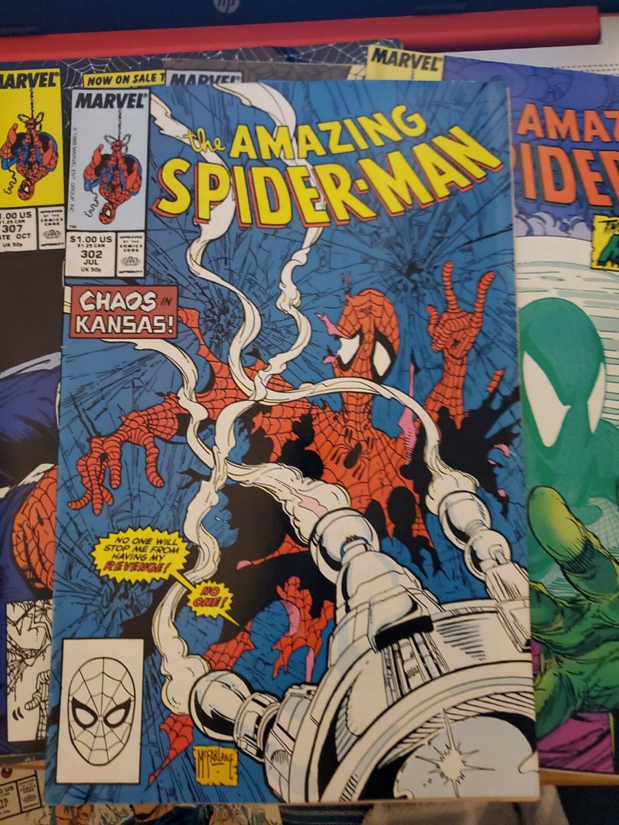 AMAZING SPIDER-MAN / マーヴル・スーパーヒーロー徹底ガイド The Amazing Spider-Man #302 (Jul 1988, Marvel) No Flaws | eBay