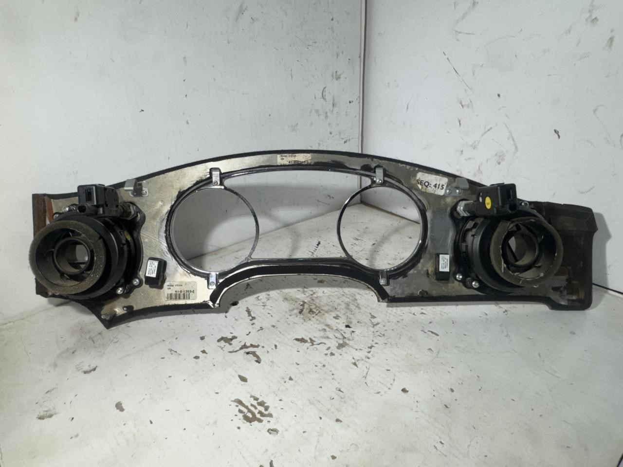 2016 Bentley Mulsanne Gauge Cluster Bezel Panel (Wood Damaged) OEM