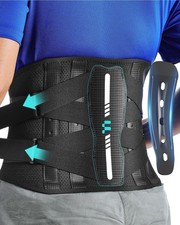 Back Brace for Lower Back Pain Relief, Carbon Fiber Support, Ergonomice Curve...