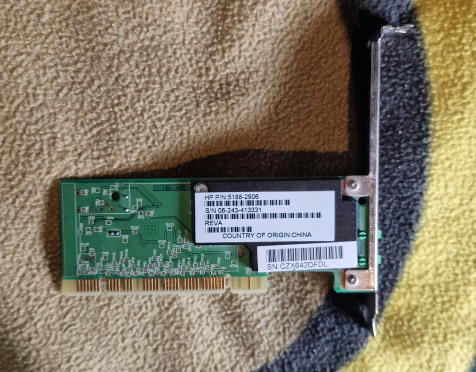 Anatel 56k V.90 PCI Fax Modem HP P/N 5188-2906 Conexant CX11256-31Z 415G D-1156l - Image 2 of 2