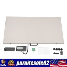 Large Platform Digital Floor Scale 660Lbs Postal Animal Vet Pet Scale Portable