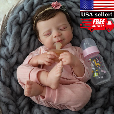 Realistic Reborn Baby Dolls 18inch Lifelike Baby Girl with Full Body Vinyl