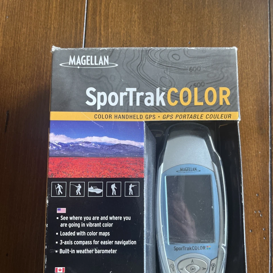 Magellan Sportrak Color GPS Tracking Handheld Hiking Outdoors Camping. Used - Image 4 of 4