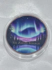 5 oz .999 FINE COPPER “Natural Wonders”  Aurora Borealis (In Capsule) Colorized!