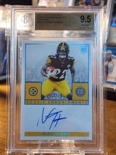 Najee Harris 2021 PANINI ENCASED NFL ROOKIE AUTOGRAPH CARD Steelers AUTO GEM 9.5