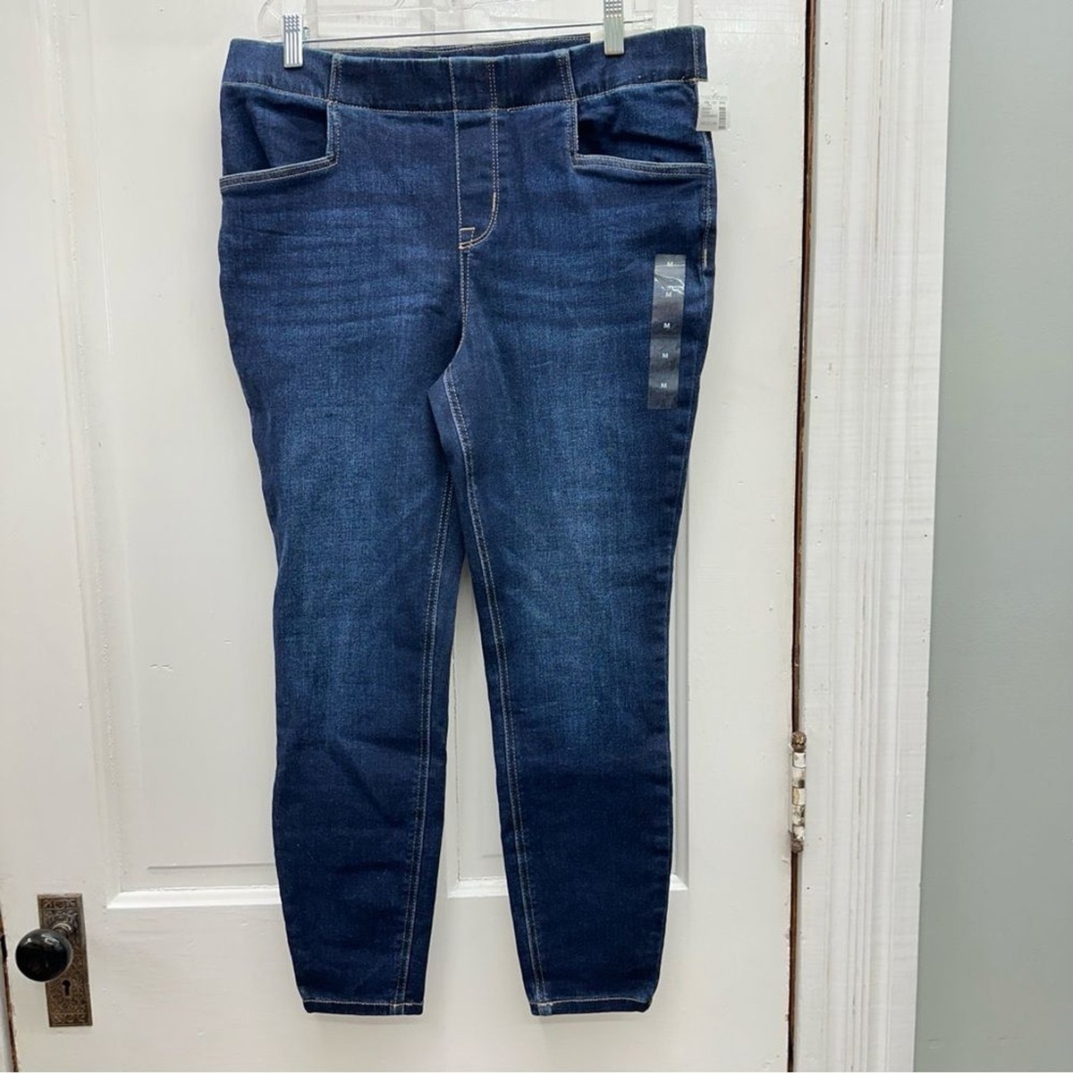 NWT Maurices ankle jegging denim skinny jeans high rise stretch women's medium View 2