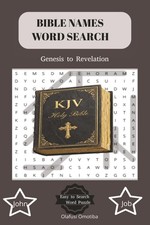 Bible Names Word Search Puzzles &ndash; 66 Bible Names, Christian Gift
