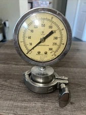 Jensen Welded AISI 316 Tube& Socket Pressure Gauge 