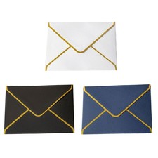 Pack of 100 Additional 5x7 Black Wedding Graduation Invitation Envelopes A7 Size