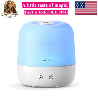 2L Cool Mist Humidifier for Bedroom with 360° Adjustable Nozzle, High and Low...