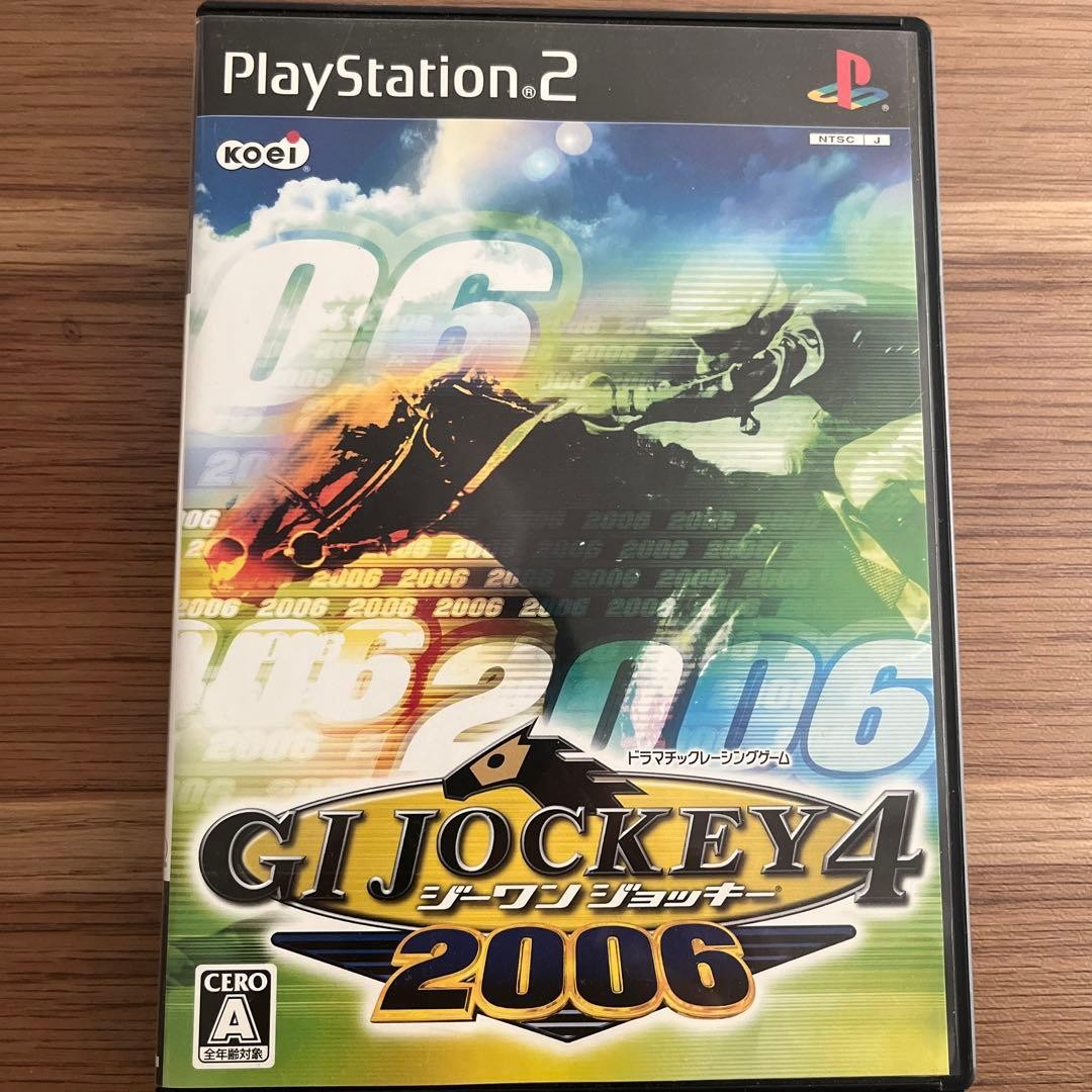 G1 Jockey 4 2006 PS2 PlayStation2 Used Tested Japanese ver with Case Japan