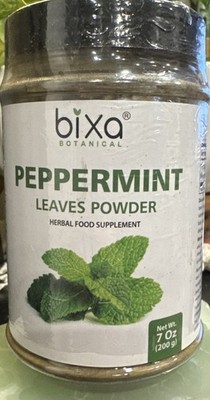 Bixa Botanical Peppermint Leaves Powder Intestinal Oral Health 7 Oz 09/26