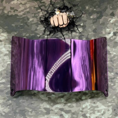 MIDI SPEEDFLEX PURPLE CHROME MIRROR CUSTOM VISOR    **SEE DESCRIPTION PLEASE**
