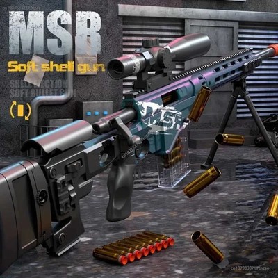 MSR EVA Soft Bullet Gun Sniper Rifle K31   Hülsenauswurf, Zielfernrohr, Schaumst