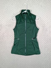 Lululemon Down For It All Vest Women's 4 Goose Down Ever Green Primaloft Zip