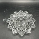 Vintage Clear Federal Petal Glass Fairy Light Bottom