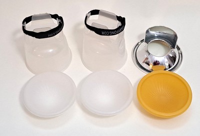 Gary Fong LightSphere Universal Lot, ChromeDome, and Yellow Dome