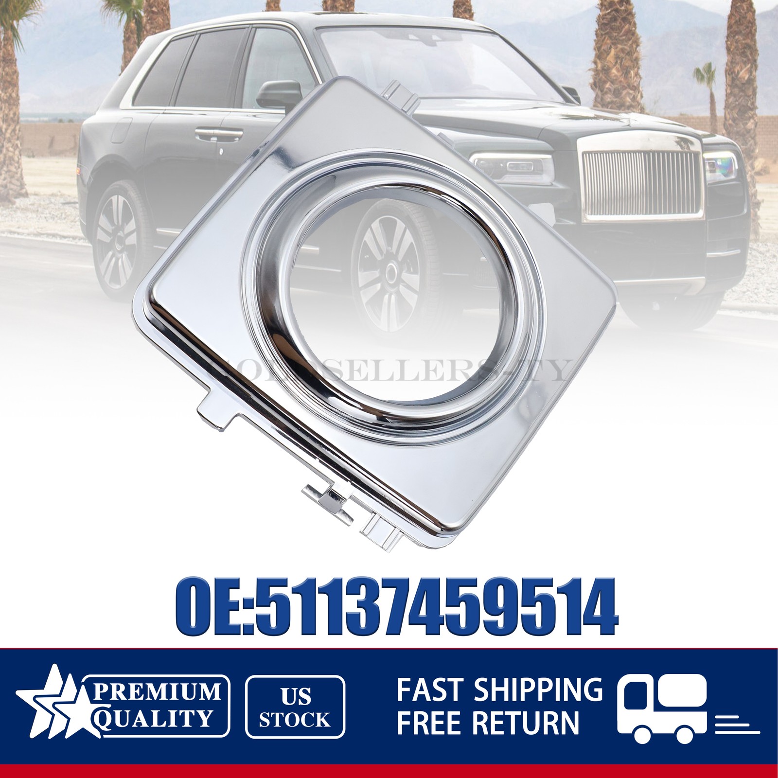 NEW For 2019-2023 Rolls-Royce Cullinan Chrome Cover Spirit Of Ecstasy