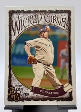 2025 Topps Allen & Ginter #WC-25 CC Sabathia Wicked Curves Card New York Yankees