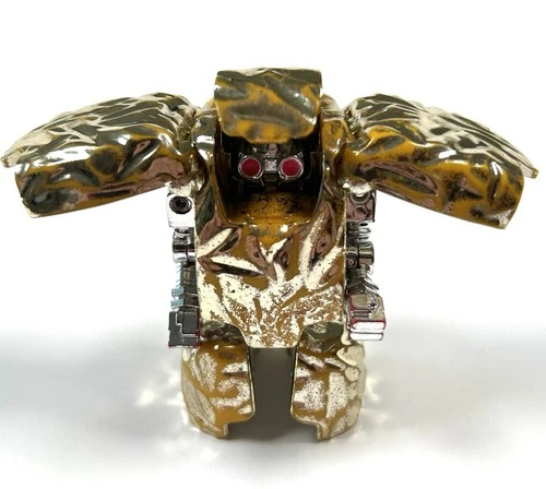 1985 GoBots Rock Lords Nuggit – Tonka Bandai – Golden Robot Figure Nugget - VTG