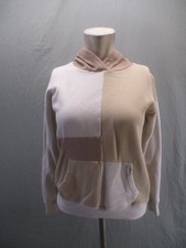 Abercrombie Fitch Size 11-12 Kids Unisex Beige Cotton Blend Pocket Hoodie 973