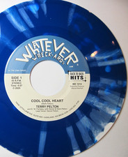 Blue Wax ! TERRY PELTON / E.M. FANTASY * 2025 ! 45 * Cool Cool Heart WHATEVER RI