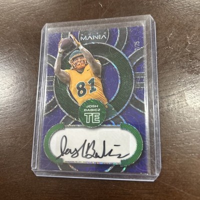 2022 Wild Card Auto Mania Retail - Circle Josh Babicz #AM-C20 Purple Mirror /75