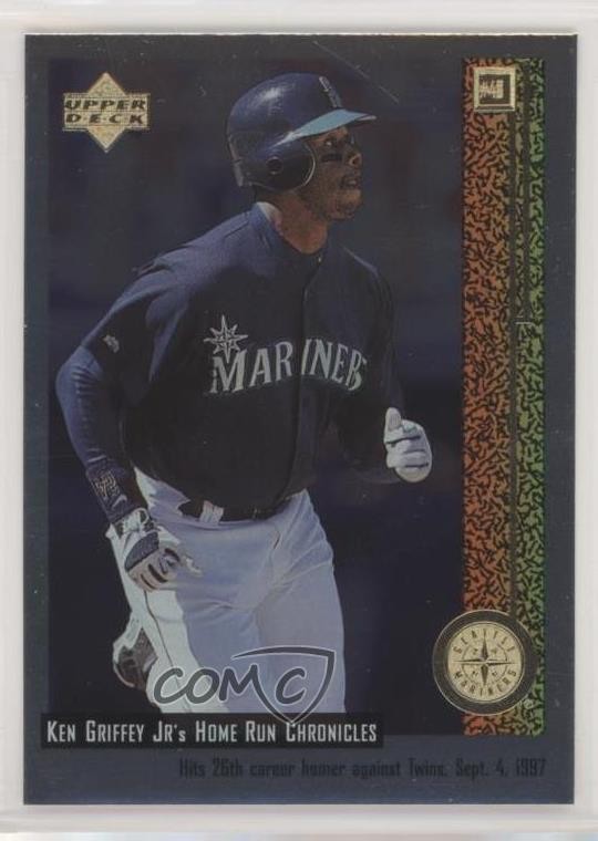 1998 Upper Deck Ken Griffey Jr's Home Run Chronicles Ken Griffey Jr #48 HOF 2i9