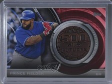 2016 Topps Update Retail 500 HR Futures Club Medallion Bronze Prince Fielder 0a2