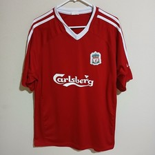 Vintage Liverpool Football Club Home Jersey. Carlsberg. XL