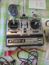 Futaba Attack-4 [FP-T4NBL]- Digital Proportional Radio Control System 72.270 MHZ