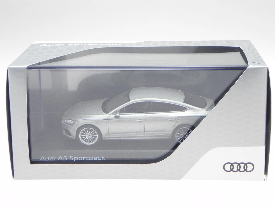 Audi A5 Sportback 2017 florett silver diecast modelcar Spark 1:43 - Image 4 of 4