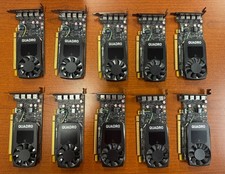 Qty 10: Nvidia Quadro P1000 4GB GDDR5 PCIe Graphics Card w/ 30 Mini DP Adapters
