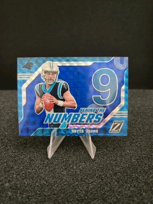 2023 Panini Zenith - Behind the Numbers Bryce Young #4 Blue (RC)