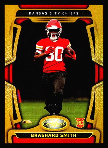 2025 Panini Certified Football Mirror Gold Brashard Smith #170