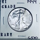 1944 LIBERTY WALKING SILVER HALF DOLLAR HI GRADE U.S. MINT RARE COIN 6510